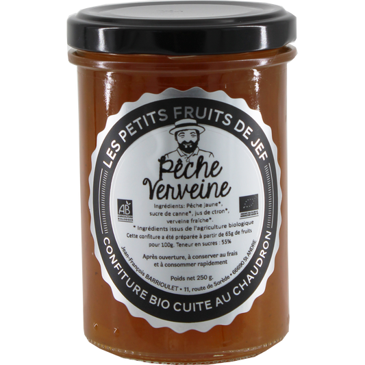 Confiture Pêche à la Verveine