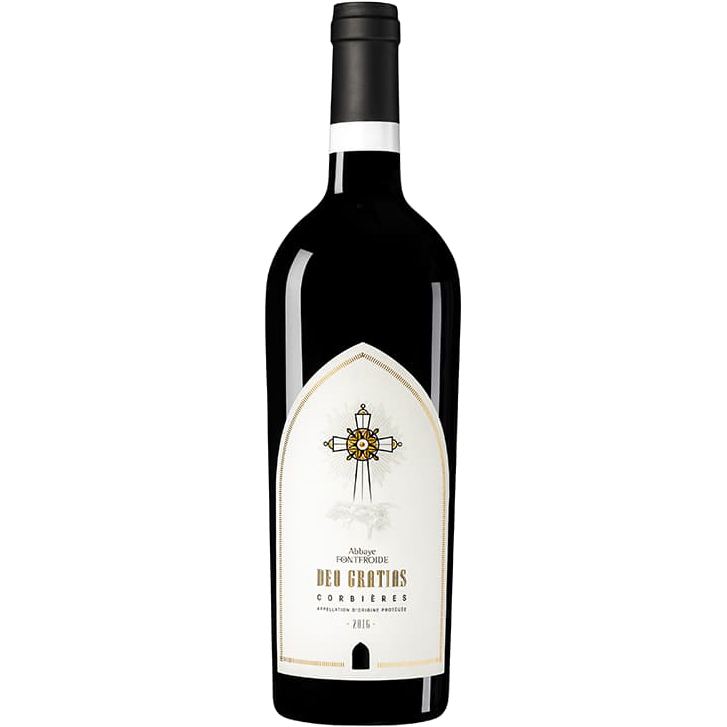 Abbaye de Fontfroide Deo Gratias Flasche Rotwein